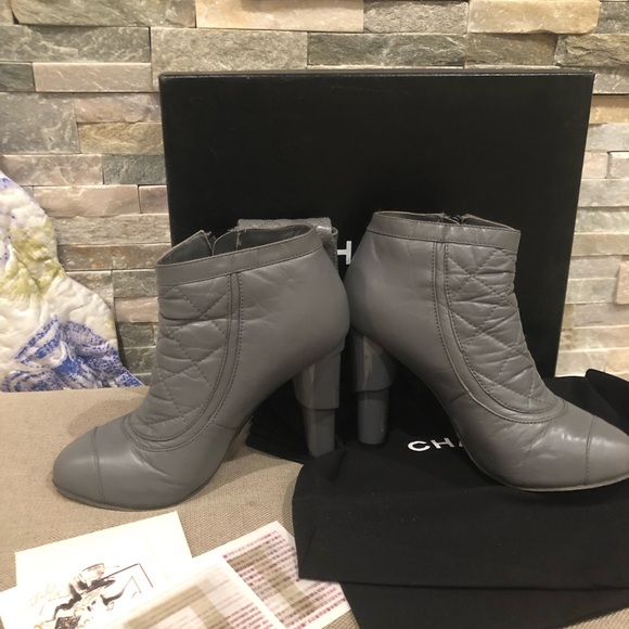 Chanel Booties - Super Rare. Size 37. $1,495 - Picture 3 of 8